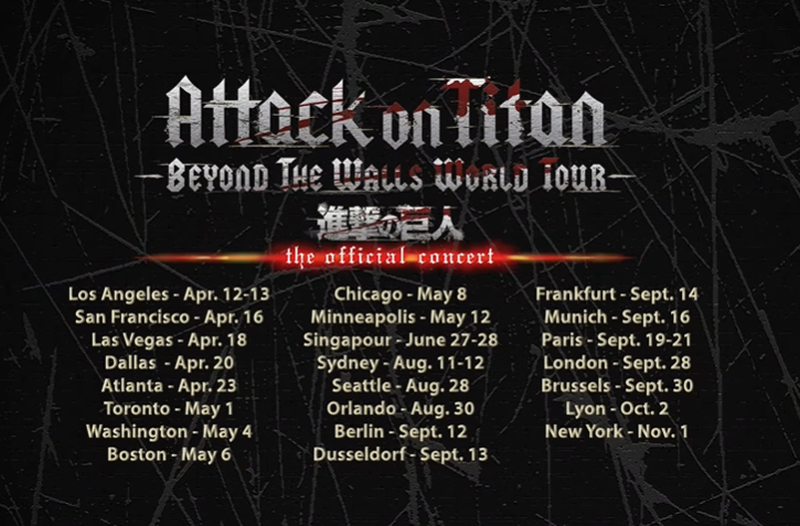 Hiroyuki Sawano & Kohta Yamamoto Beyond the Walls World Tour Poster 2026